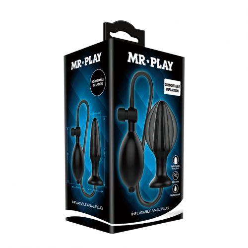 Анальная пробка Mr.Play расширяющаяся из латекса