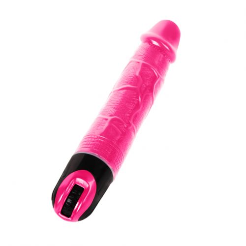Реалистичный вибратор розовый рабочая длина 18,5 см