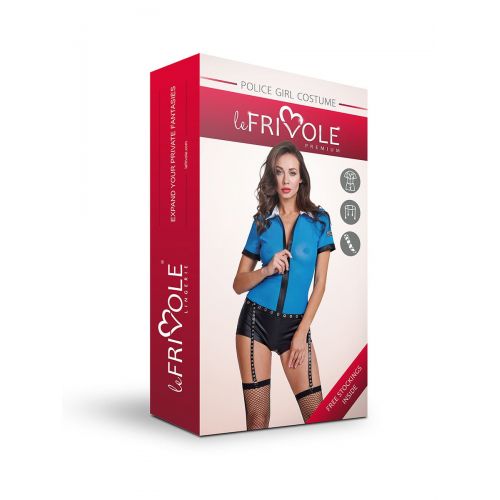 Костюм Полицейского боди на молнии S/M