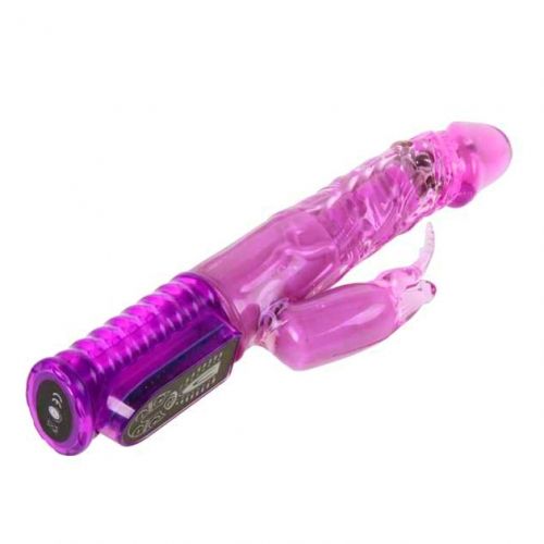 Вибратор Hi-tech со стимулятором клитора Lovely Friend