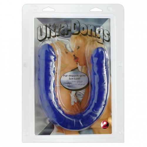 Фаллоимитатор двусторонний Ultra-Dongs blue