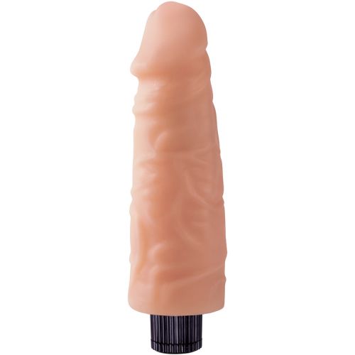 Реалистичный вибратор с выраженным рельефом Vibe Cock 19 см
