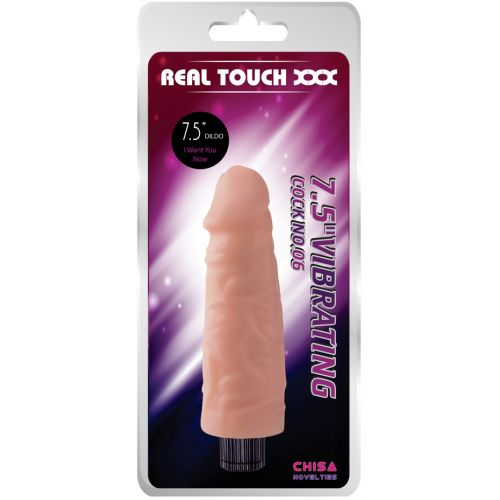 Реалистичный вибратор с выраженным рельефом Vibe Cock 19 см