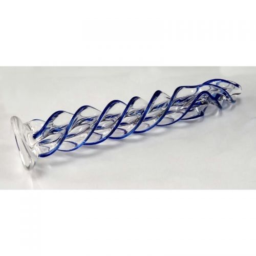 Фаллоимитатор из стекла спиральный