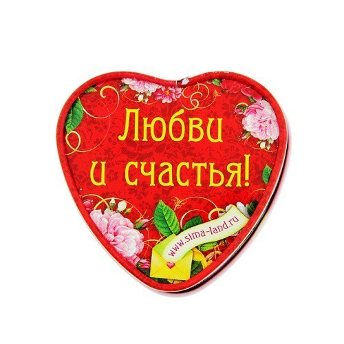 Набор мыльные лепестки в шкатулке-сердце Валентинка