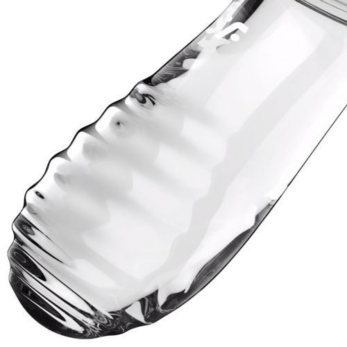 Двусторонний прозрачный фаллос Satisfyer Double Crystal из стекла 20 см