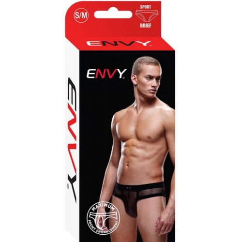 Мужские трусы-брифы Envy черные S/M
