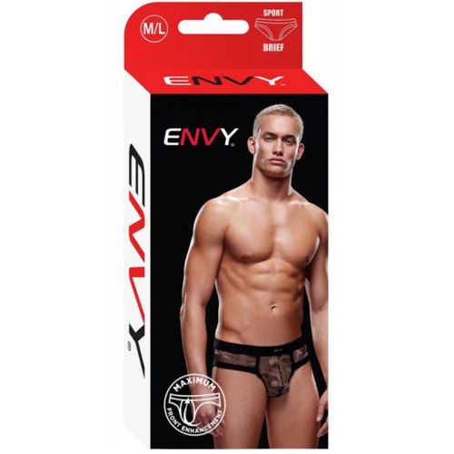 Мужские трусы-брифы Envy милитари M/L