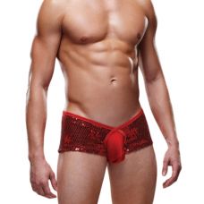 Блестящие мужские трусы-хипсы Envy красные M/L