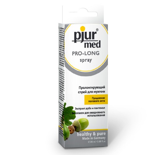 Пролонгирующий спрей с экстрактом дуба и пантенолом pjur med Pro-long Spray 20 ml