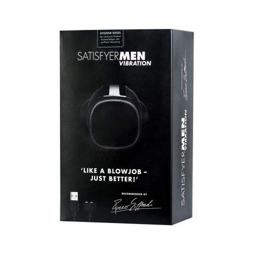 Мастурбатор Satisfyer Men Vibration черного цвета