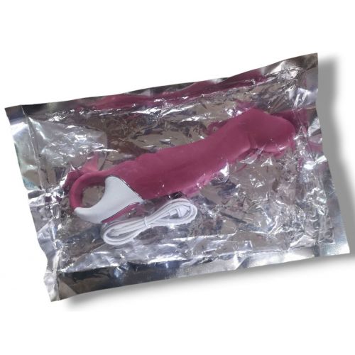 DEMO Розовый вибратор Satisfyer Vibes Petting Hippo для точки G