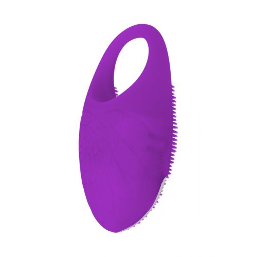 Фиолетовое виброкольцо Jamie с 20 режимами вибрации