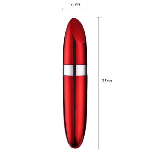 Вибростимулятор помада Vibrating Lipstick красный 