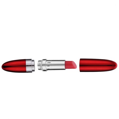 Вибростимулятор помада Vibrating Lipstick красный 