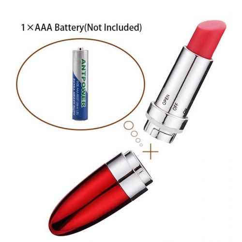Вибростимулятор помада Vibrating Lipstick красный 