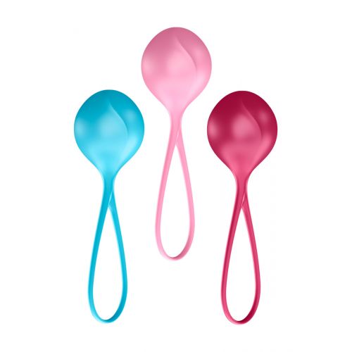 Набор из трех вагинальных шариков Satisfyer Balls C03 Single