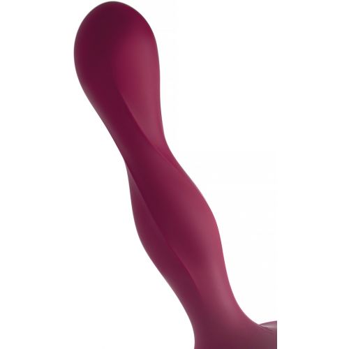 Фаллоимитатор со смещенным центром тяжести Satisfyer Double Ball-R красный 18 см