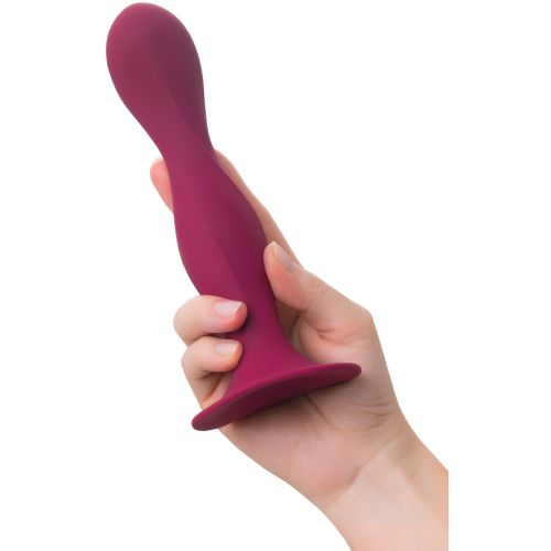 Фаллоимитатор со смещенным центром тяжести Satisfyer Double Ball-R красный 18 см