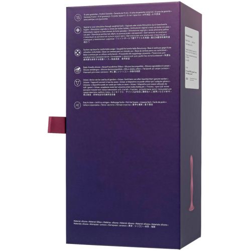 Фаллоимитатор со смещенным центром тяжести Satisfyer Double Ball-R красный 18 см