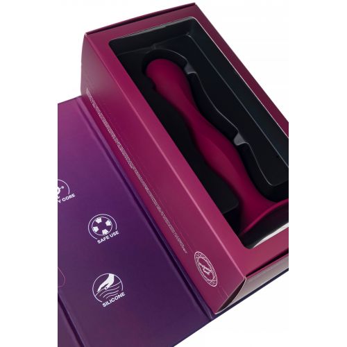 Фаллоимитатор со смещенным центром тяжести Satisfyer Double Ball-R красный 18 см