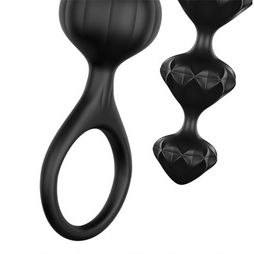 Набор анальных цепочек Satisfyer Love Beads черные