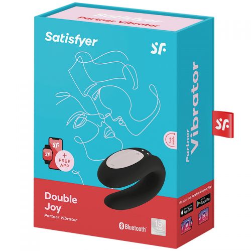 Смарт-стимулятор для пар Satisfyer Partner Double Joy черный