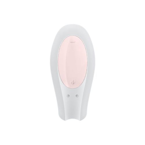 Стимулятор для пар Satisfyer Partner Double Joy с возможностью управления через смартфон белый