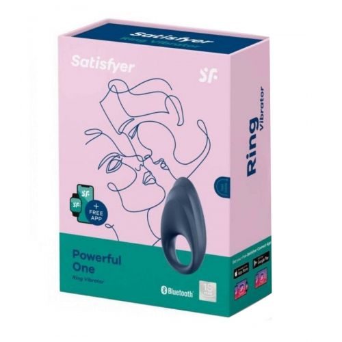 Эрекционное кольцо Satisfyer Powerful One с управлением через приложение