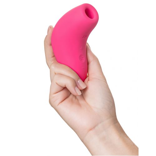 Вакуумно-волновой стимулятор клитора с вибрацией Satisfyer Magnetic Deep Pulse розовый