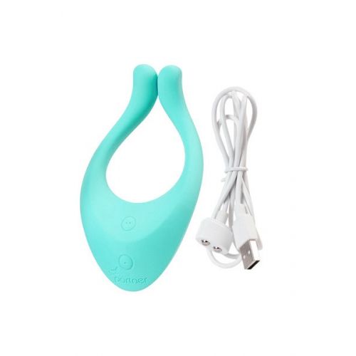 Satisfyer  Partner Multifun 1 - многофункциональный вибратор для пар бирюзовый