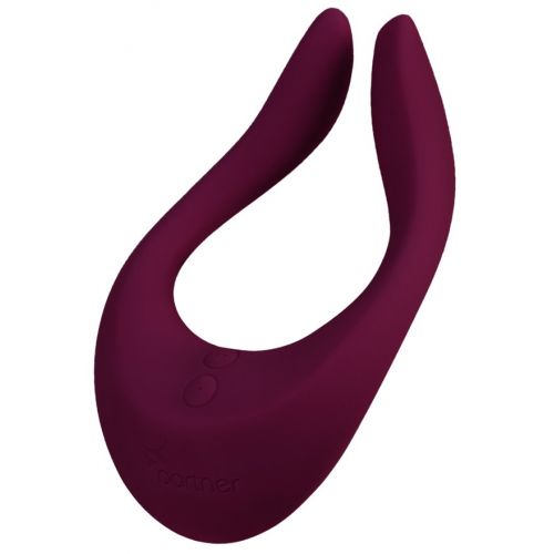 Многофункциональный вибратор для пар Satisfyer Endless Joy малиновый ДЕФОРМИРОВАННАЯ УПАКОВКА