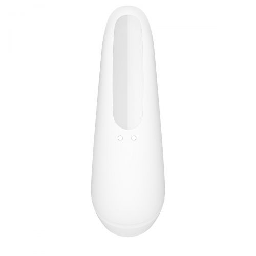 Вакуумный стимулятор Satisfyer Curvy 1+ White с дистанционном управлением