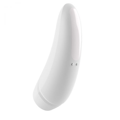 Вакуумный стимулятор Satisfyer Curvy 1+ White с дистанционном управлением
