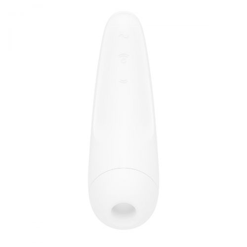 Вакуумный стимулятор Satisfyer Curvy 2+ White с дистанционном управлением