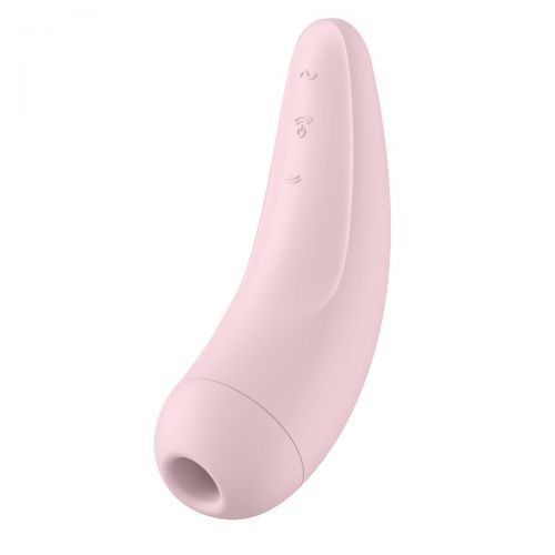 Вакуумный стимулятор Satisfyer Curvy 2+ Pink с дистанционном управлением