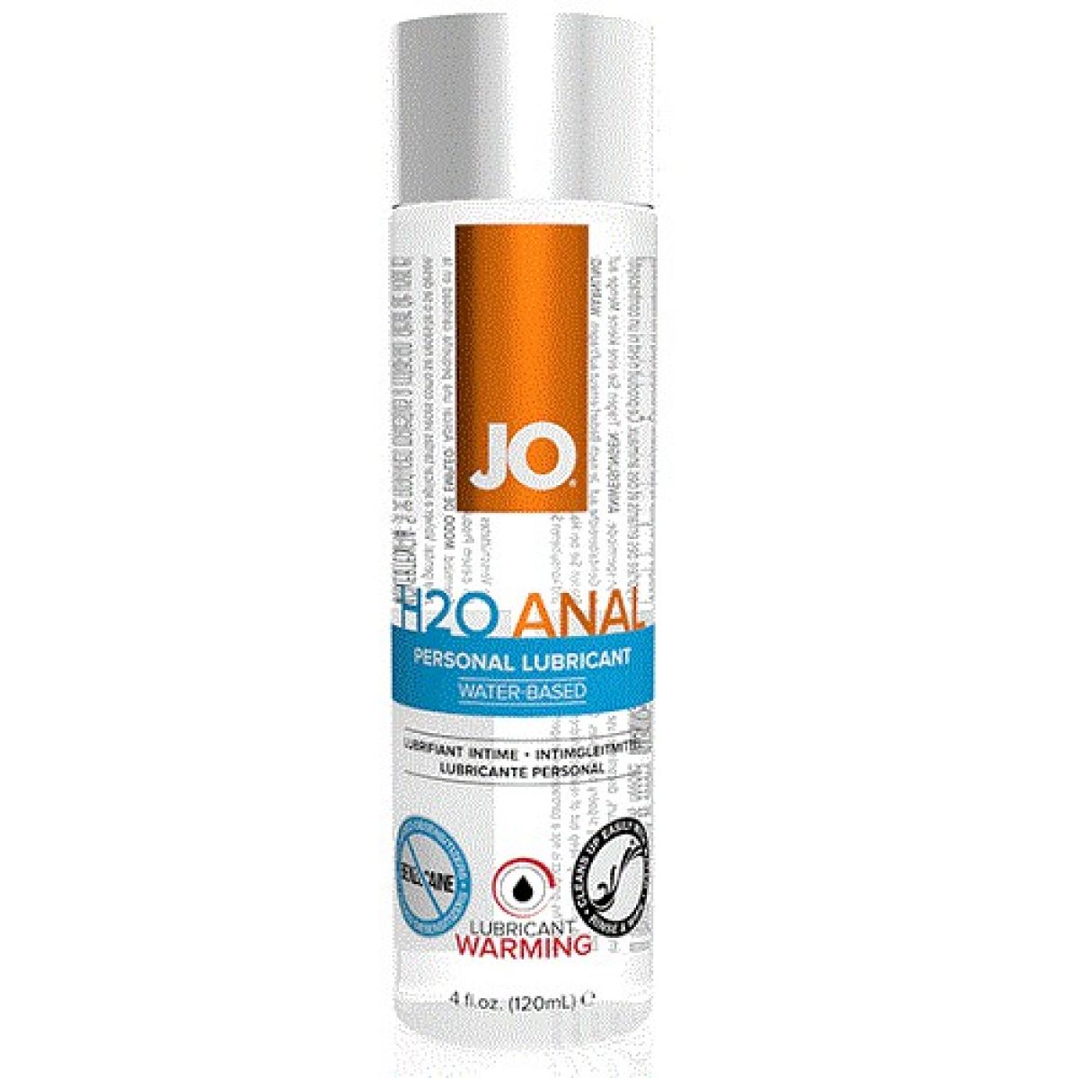 Анальный водный лубрикант с разогревающим эффектом Jo Anal H2O Warming 120 мл