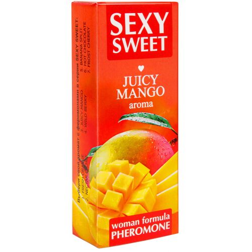 Парфюмированное средство для тела Sexy Sweet Juicy Mango с феромонами 10 мл (срок годности до 30.04.2024)