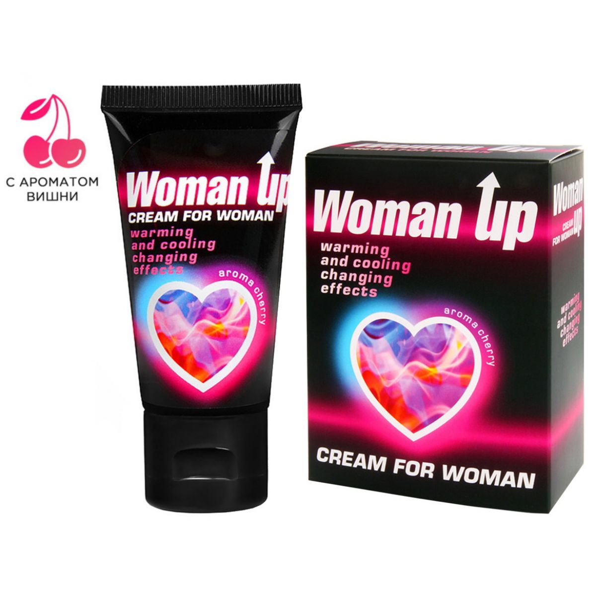 Крем Woman Up для женщин возбуждающий с эффектом ледяного огня 25 г (срок годности до 31.08.2025)