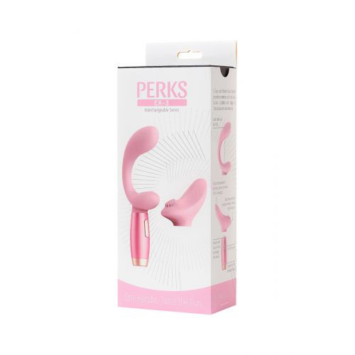 Уникальный вибратор со сменной насадкой Le Stelle Perks