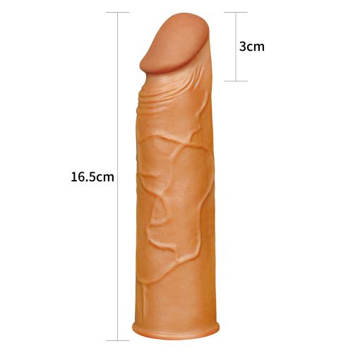 Удлиняющая насадка на пенис мулат X-Tender Penis Sleeve + 4 см