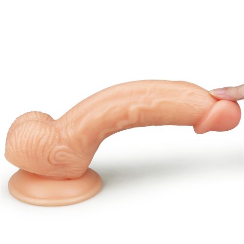 Реалистичный фаллоимитатор на присоске The Ultra Soft Dude 20 см