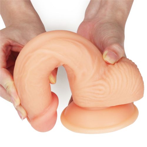 Реалистичный фаллоимитатор на присоске The Ultra Soft Dude 20 см