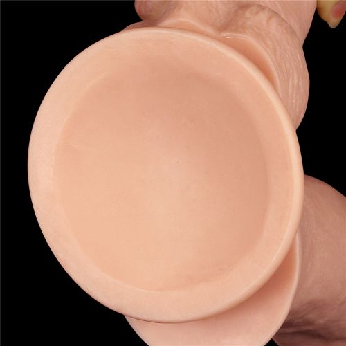 Огромный двойной фаллос на присоске Lovetoy Realistic Mega Double Dildo 33 см