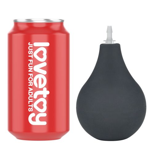 Черный фаллос с имитацией семяизвержения Lovetoy Squirt Extreme 28 см