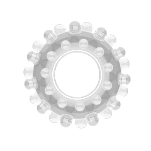 Прозрачное эрекционное кольцо Power Plus Cock Ring