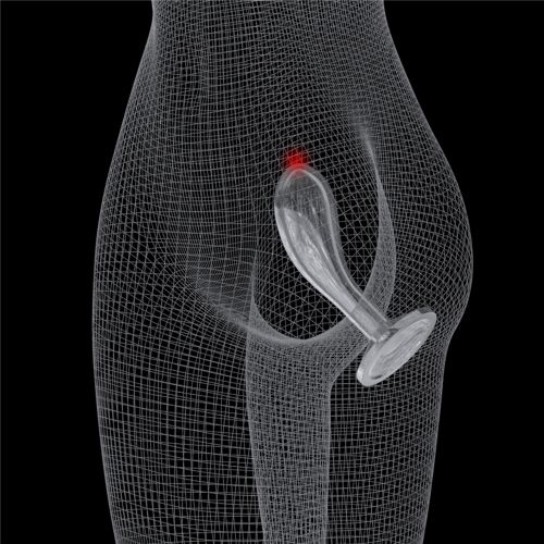 Прозрачный стимулятор простаты Lovetoy Flawless Clear Prostate Plug 15 см