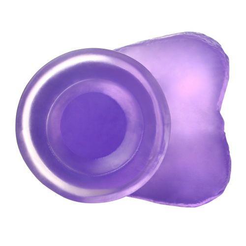 Фаллос Jelly Studs Crystal Dildo Small 16 см, фиолетовый