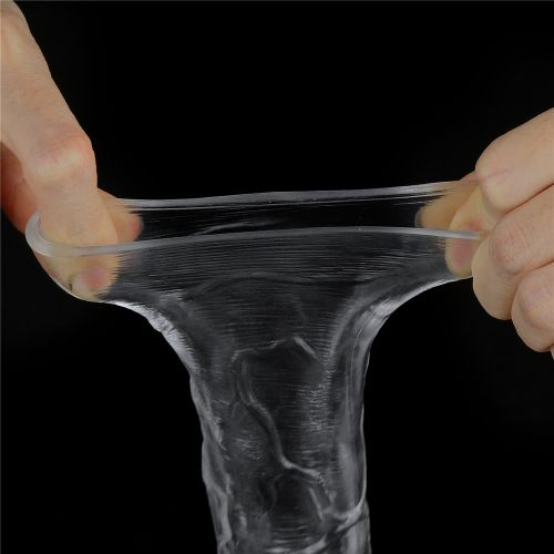 Прозрачная насадка на пенис Flawless Clear Penis Sleeve + 5 см к длине