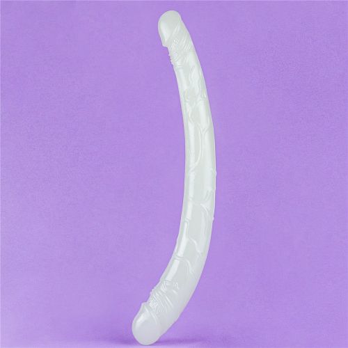 Двухголовый фаллоимитатор светящийся в темноте Lumino Play Double Dildo 37 см